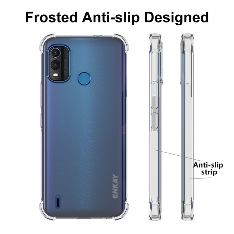 For Nokia G11 Plus ENKAY Clear TPU Shockproof Phone Case - Nokia Cases by ENKAY | Online Shopping UK | buy2fix