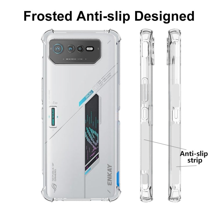 For Asus ROG Phone 6 ENKAY Clear TPU Shockproof Phone Case - ASUS Cases by ENKAY | Online Shopping UK | buy2fix