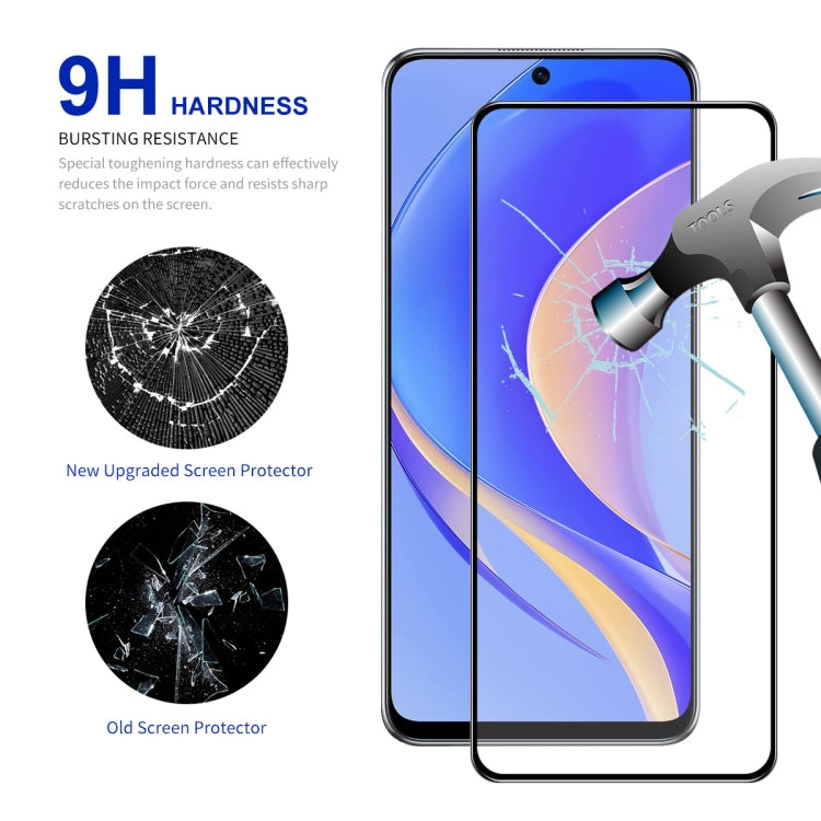 For Huawei Nova Y90 ENKAY Full Glue 0.26mm 9H 2.5D Tempered Glass Full Film - Huawei Tempered Glass by ENKAY | Online Shopping UK | buy2fix