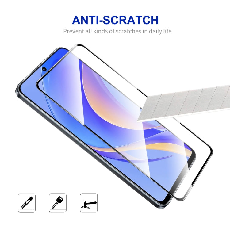 For Huawei Nova Y90 5pcs ENKAY Full Glue 0.26mm 9H 2.5D Tempered Glass Full Film - Huawei Tempered Glass by ENKAY | Online Shopping UK | buy2fix