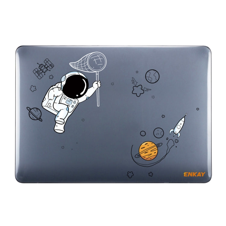 For MacBook Pro 16.2 A2485/A2880 2023 ENKAY Hat-Prince 3 in 1 Spaceman Pattern Laotop Protective Crystal Case with TPU Keyboard Film / Anti-dust Plugs, Version:EU(Spaceman No.2) - MacBook Pro Cases by ENKAY | Online Shopping UK | buy2fix