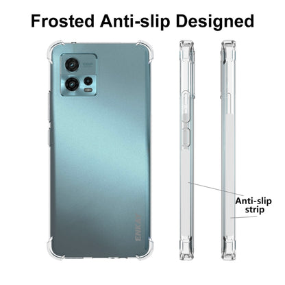 For Motorola Moto G72 4G ENKAY Transparent TPU Shockproof Phone Case - Motorola Cases by ENKAY | Online Shopping UK | buy2fix