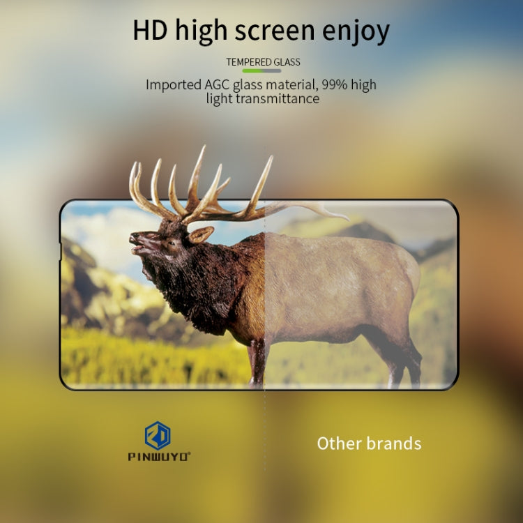 For vivo X90 / X90 Pro PINWUYO 9H 3D Hot Bending Tempered Glass Film(Black) - vivo Tempered Glass by PINWUYO | Online Shopping UK | buy2fix