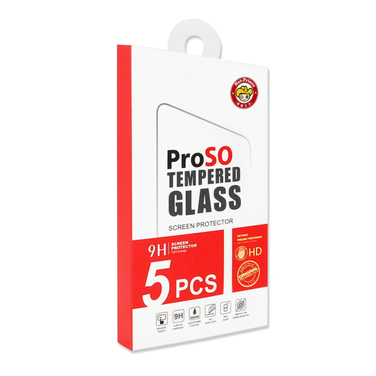 For ZTE Nubia Red Magic 8 Pro / 8 Pro+ 5pcs ENKAY Hat-Prince Full Glue 0.26mm 9H 2.5D Tempered Glass Full Film - ZTE Tempered Glass by ENKAY | Online Shopping UK | buy2fix