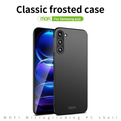 For Samsung Galaxy A55 5G MOFI Frosted PC Ultra-thin Hard Phone Case(Red) - Galaxy Phone Cases by MOFI | Online Shopping UK | buy2fix