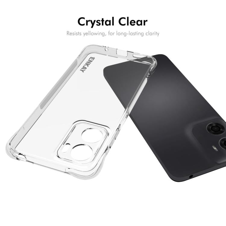 For Motorola Moto G05 4G ENKAY Hat-Prince Transparent TPU Shockproof Phone Case - Motorola Cases by ENKAY | Online Shopping UK | buy2fix