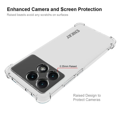 For Redmi K70E ENKAY Hat-Prince Transparent TPU Shockproof Phone Case - K70E Cases by ENKAY | Online Shopping UK | buy2fix
