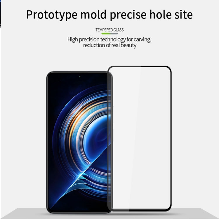 For Xiaomi Poco F5 PINWUYO 9H 2.5D Full Screen Tempered Glass Film(Black) -  by PINWUYO | Online Shopping UK | buy2fix