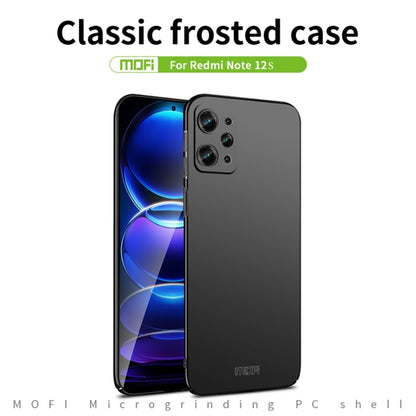 For?Redmi Note 12S MOFI Micro-Frosted PC Ultra-thin Hard Phone Case(Red) - Xiaomi Cases by MOFI | Online Shopping UK | buy2fix