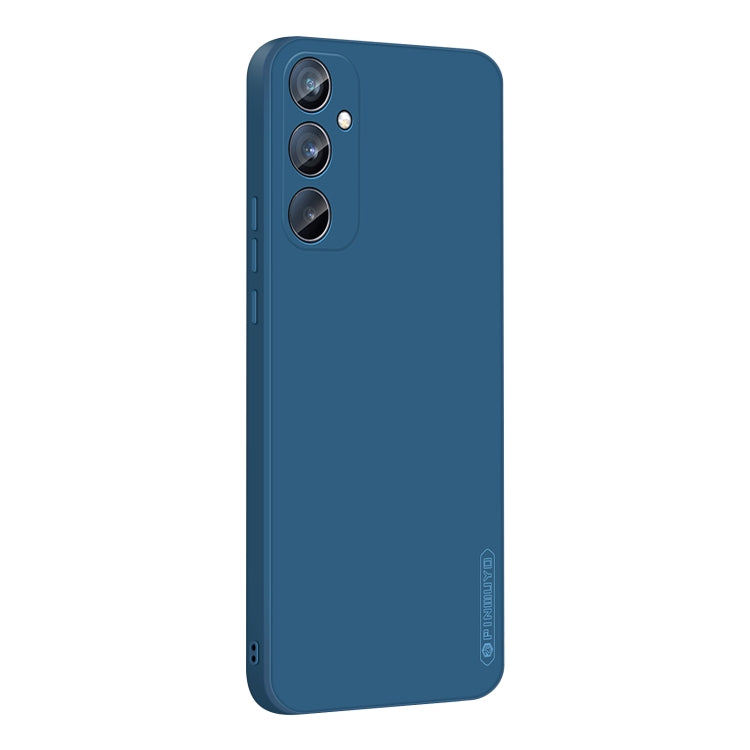 For Samsung Galaxy A34 5G PINWUYO Sense Series Liquid Silicone TPU Phone Case(Blue) - Galaxy Phone Cases by PINWUYO | Online Shopping UK | buy2fix