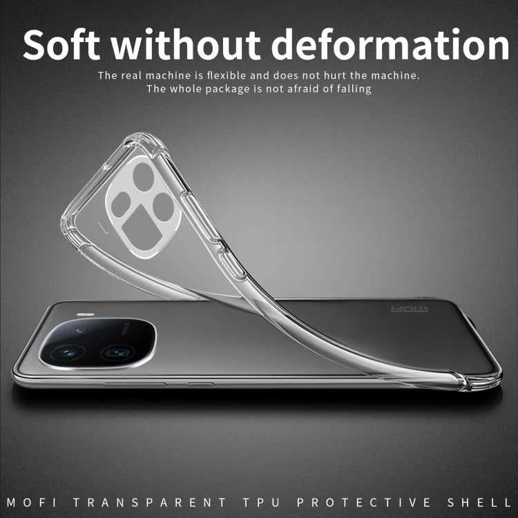 For vivo iQOO 12 Pro MOFI Ming Series Ultra-thin TPU Phone Case(Transparent) - iQOO 12 Pro Cases by MOFI | Online Shopping UK | buy2fix