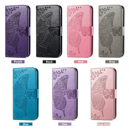 For vivo X100 Butterfly Love Flower Embossed Leather Phone Case(Black) - X100 Cases by imak | Online Shopping UK | buy2fix