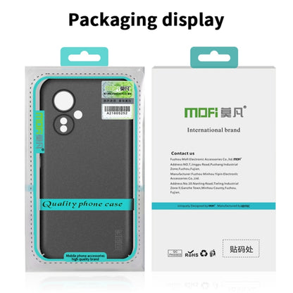 For Xiaomi Redmi Note 12 Global MOFI Fandun Series Frosted PC Ultra-thin All-inclusive Phone Case(Gray) - Note 12 Pro Cases by MOFI | Online Shopping UK | buy2fix