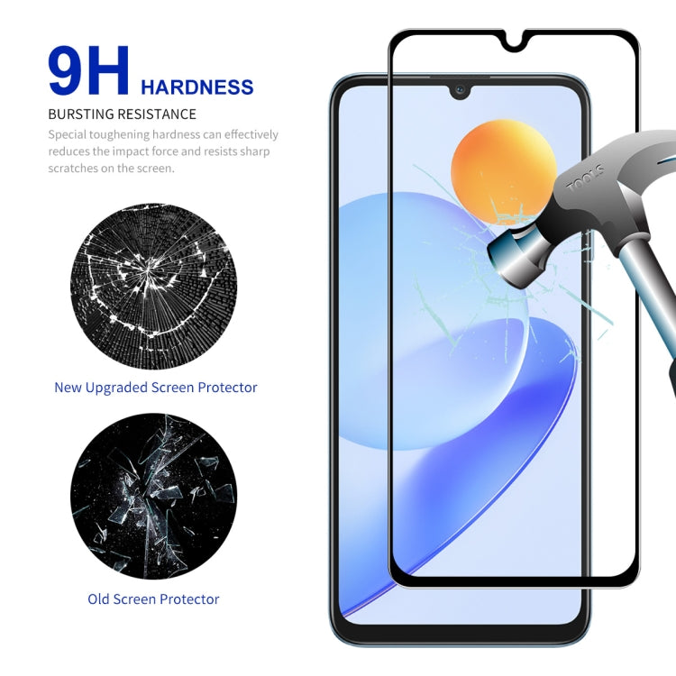 For Honor Play7T / Play6T 10pcsENKAY Hat-Prince Full Glue High Aluminum-silicon Tempered Glass Film - Honor Tempered Glass by ENKAY | Online Shopping UK | buy2fix