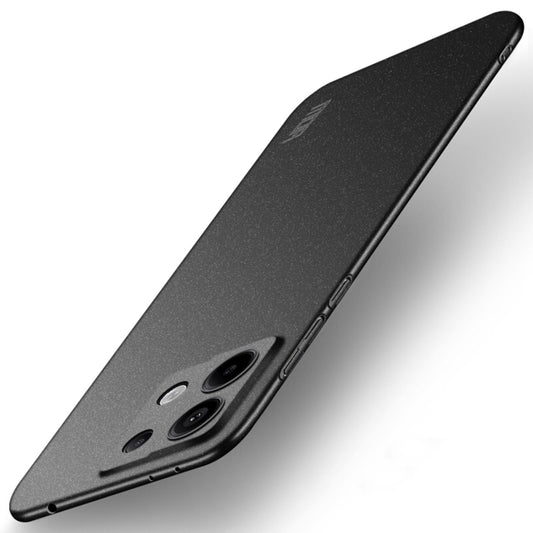 For Xiaomi Redmi Note 13 5G MOFI Fandun Series Frosted PC Ultra-thin All-inclusive Phone Case(Black) - Note 13 Cases by buy2fix | Online Shopping UK | buy2fix