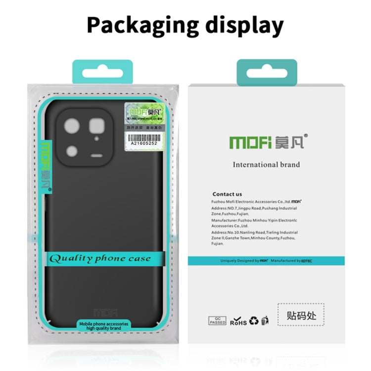 For iPhone 16 Pro Max MOFI Frosted PC Ultra-thin Hard Phone Case(Black) - iPhone 16 Pro Cases by MOFI | Online Shopping UK | buy2fix