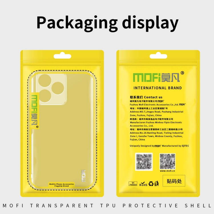 For Realme C65 MOFI Ming Series Ultra-thin TPU Phone Case(Transparent) - Realme Cases by MOFI | Online Shopping UK | buy2fix