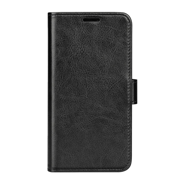 For Realme 12 5G R64 Texture Horizontal Flip Leather Phone Case(Black) - Realme Cases by buy2fix | Online Shopping UK | buy2fix