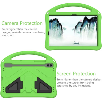 For Samsung Galaxy Tab S8 EVA Shockproof Tablet Case with Holder(Green) - Galaxy Tab S8 Cases by buy2fix | Online Shopping UK | buy2fix