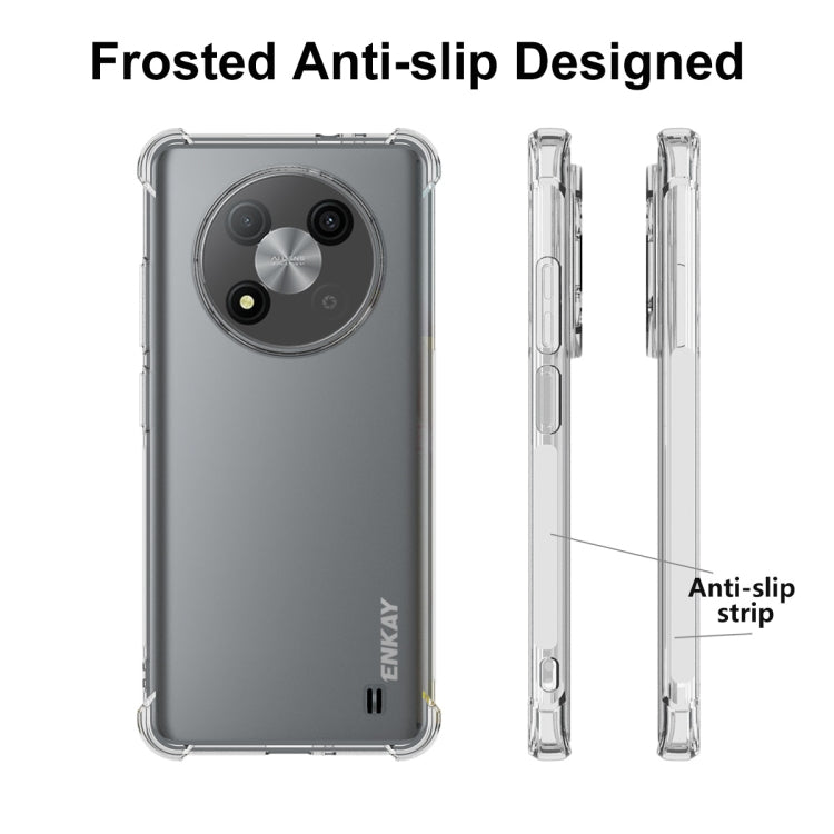 For ZTE Blade A73 5G ENKAY Clear TPU Shockproof Anti-slip Phone Case - ZTE Cases by ENKAY | Online Shopping UK | buy2fix