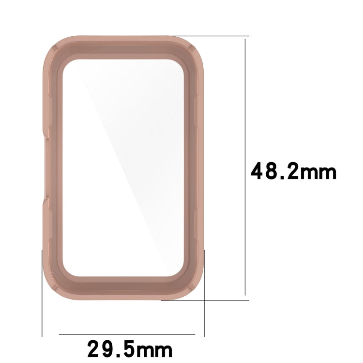 For Keep B4 Lite PC + 9H Tempered Film Integrated Watch Protective Case(Pink) - Watch Case by buy2fix | Online Shopping UK | buy2fix