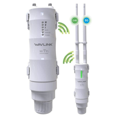 WAVLINK WN570HA1 Weatherproof 2.4+5GHz 600Mbps Outdoor WiFi Range Router Extender, Plug:US Plug - Wireless Routers by WAVLINK | Online Shopping UK | buy2fix