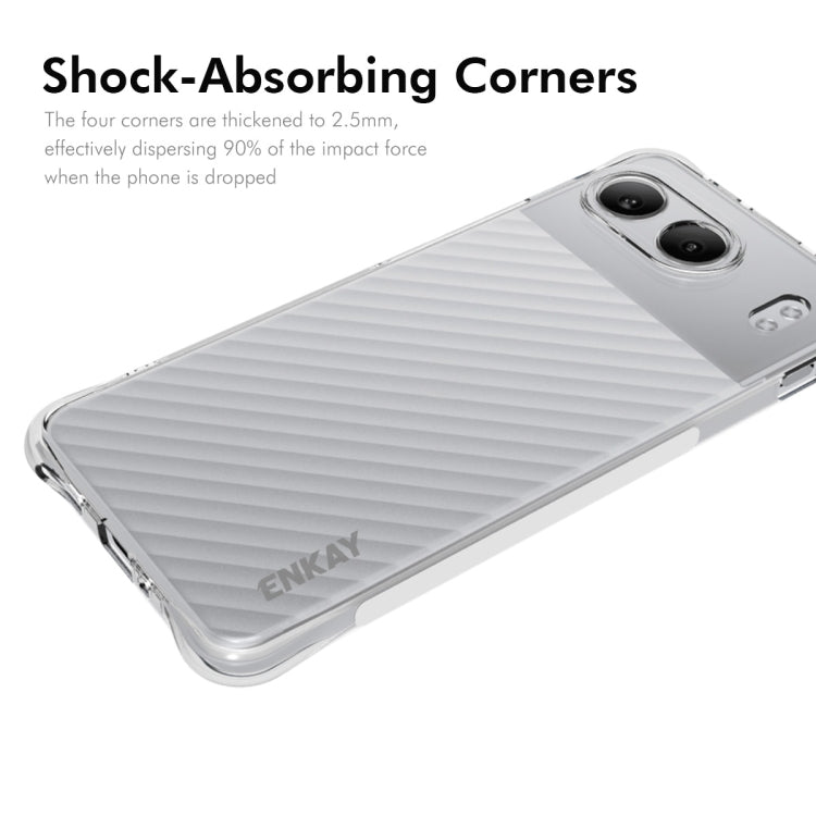 For OnePlus Nord 4 ENKAY Hat-Prince Transparent TPU Shockproof Phone Case - OnePlus Cases by ENKAY | Online Shopping UK | buy2fix