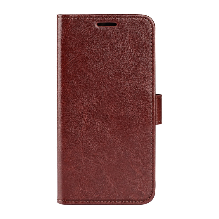 For Xiaomi Redmi Note 13 Pro R64 Texture Horizontal Flip Leather Phone Case(Brown) - Note 13 Pro Cases by buy2fix | Online Shopping UK | buy2fix