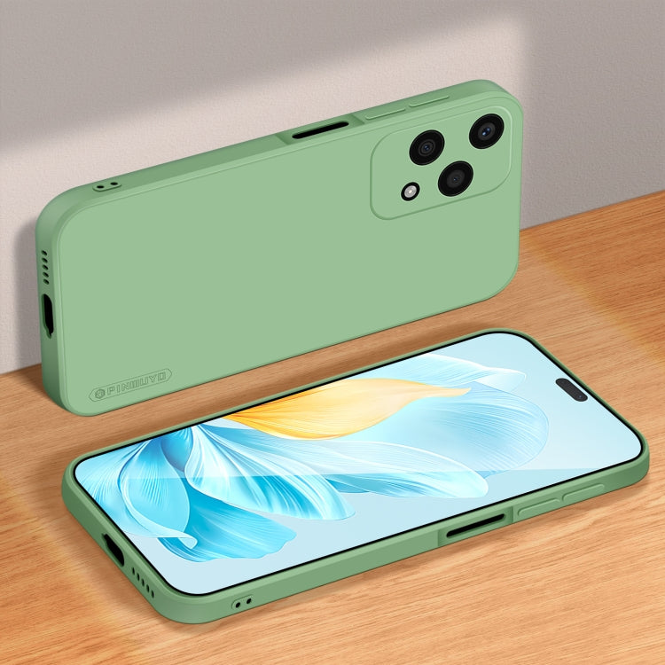 For Honor 200 Lite Global PINWUYO Sense Series Liquid Silicone TPU Phone Case(Green) - Honor Cases by PINWUYO | Online Shopping UK | buy2fix