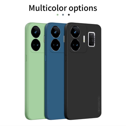 For Realme GT Neo5 PINWUYO Sense Series Liquid Silicone TPU Phone Case(Black) - Realme Cases by PINWUYO | Online Shopping UK | buy2fix