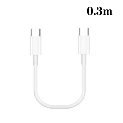 XJ-97 60W 3A USB-C / Type-C to Type-C Fast Charging Data Cable, Cable Length:0.3m - USB-C & Type-C Cable by buy2fix | Online Shopping UK | buy2fix