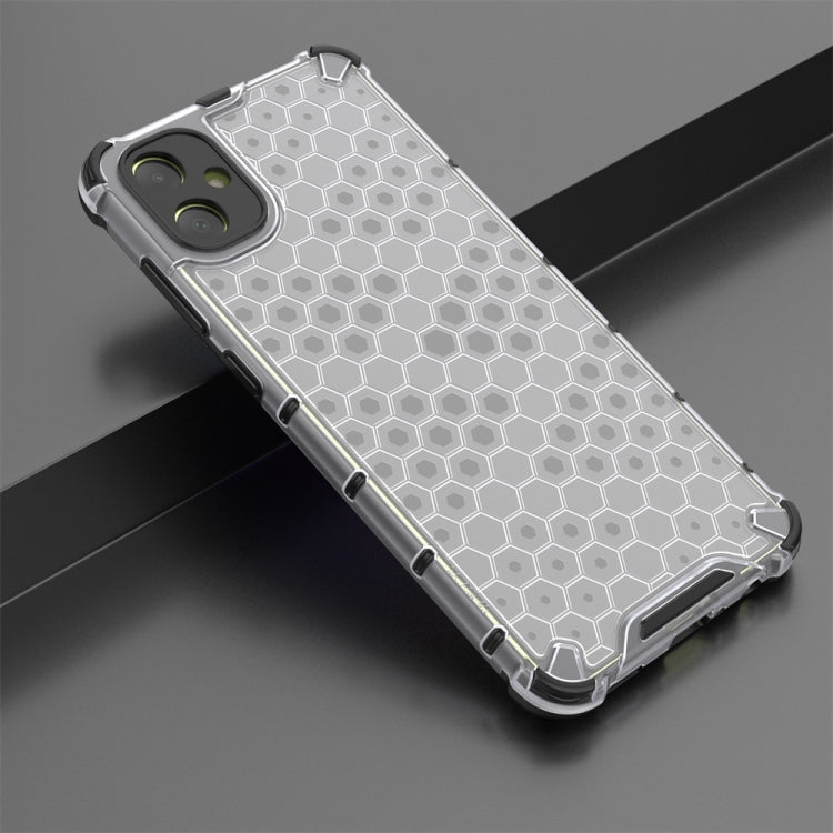 For Samsung Galaxy A05 Shockproof Honeycomb Phone Case(White) - Galaxy Phone Cases by buy2fix | Online Shopping UK | buy2fix