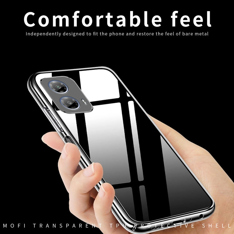 For Motorola Moto G35 MOFI Ming Series Ultra-thin TPU Phone Case(Transparent) - Motorola Cases by MOFI | Online Shopping UK | buy2fix