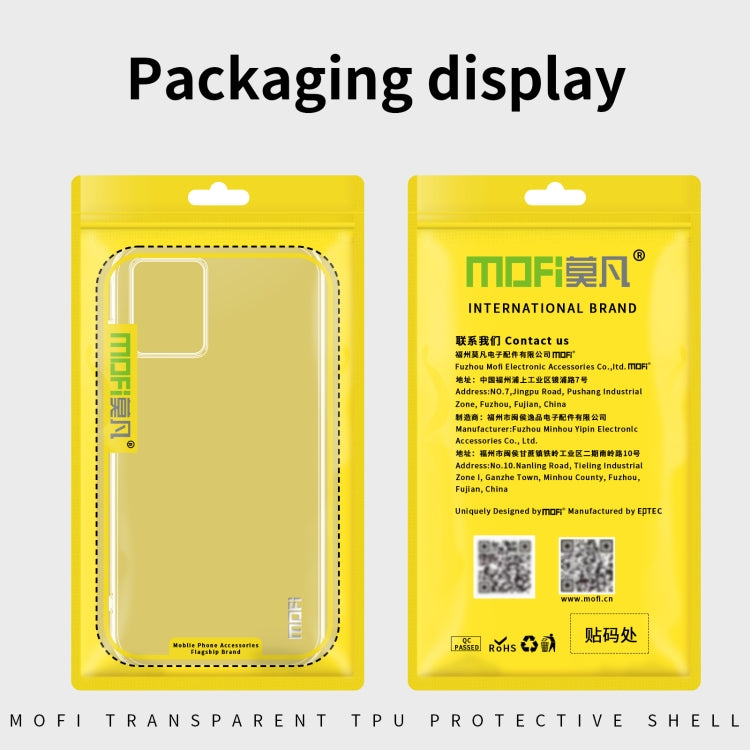 For Motorola Moto G35 MOFI Ming Series Ultra-thin TPU Phone Case(Transparent) - Motorola Cases by MOFI | Online Shopping UK | buy2fix