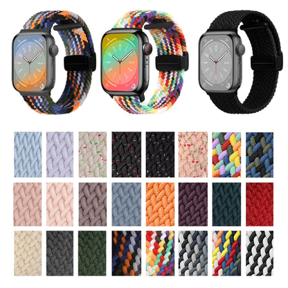 For Apple Watch Ultra 2 49mm Nylon Woven Magnetic Fold Buckle Watch Band(W Seven Colors) - Watch Bands by buy2fix | Online Shopping UK | buy2fix