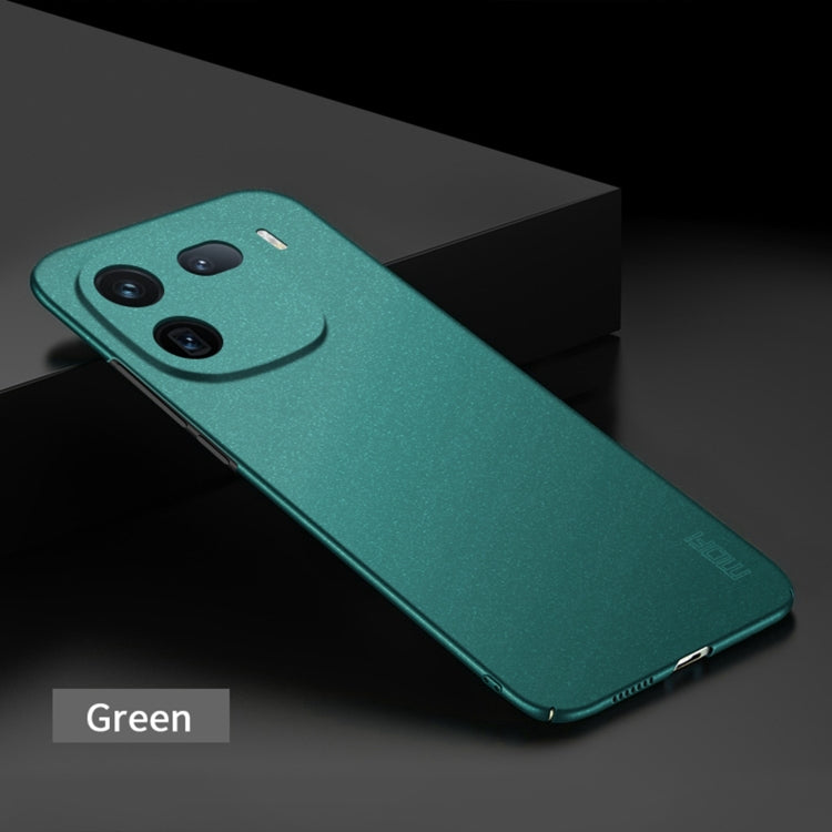 For vivo iQOO 12 MOFI Fandun Series Frosted PC Ultra-thin All-inclusive Phone Case(Green) - iQOO 12 Cases by MOFI | Online Shopping UK | buy2fix