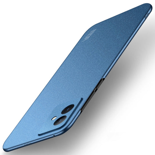 For Honor 100 MOFI Fandun Series Frosted PC Ultra-thin All-inclusive Phone Case(Blue) - Honor Cases by MOFI | Online Shopping UK | buy2fix