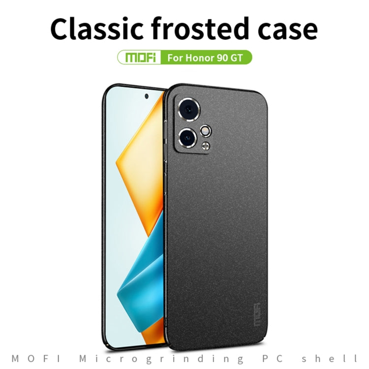 For Honor 90 GT MOFI Fandun Series Frosted PC Ultra-thin All-inclusive Phone Case(Blue) - Honor Cases by MOFI | Online Shopping UK | buy2fix