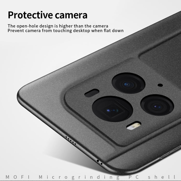 For Honor Magic6 Ultimate MOFI Fandun Series Frosted PC Ultra-thin All-inclusive Phone Case(Black) - Honor Cases by MOFI | Online Shopping UK | buy2fix