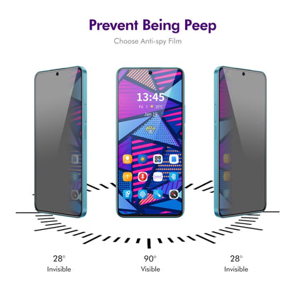 For Motorola Moto G04 ENKAY Hat-Prince 28 Degree Anti-peeping Privacy Tempered Glass Film - Motorola Tempered Glass by ENKAY | Online Shopping UK | buy2fix