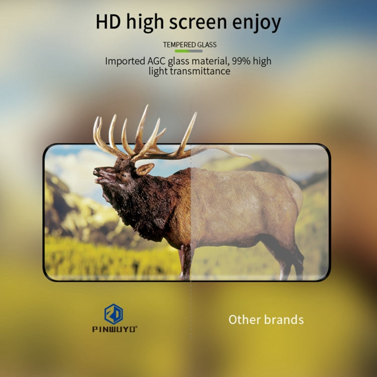 For OnePlus 12 PINWUYO 9H 3D Hot Bending Tempered Glass Film(Black) - OnePlus Tempered Glass by PINWUYO | Online Shopping UK | buy2fix
