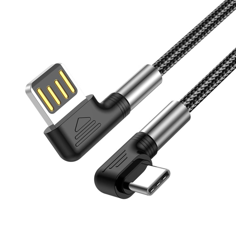 ENKAY 3A Elbow Reversible USB to Elbow Type-C Fast Charging Data Cable, Length:0.5m - USB-C & Type-C Cable by ENKAY | Online Shopping UK | buy2fix