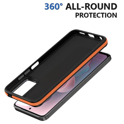 For Motorola Moto G Play 2024 Dual-Color Shockproof TPU Phone Case(Red) - Motorola Cases by buy2fix | Online Shopping UK | buy2fix