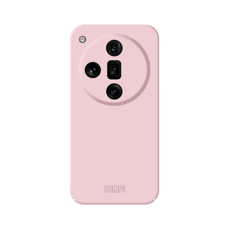 For OPPO Find X7 Ultra MOFI Qin Series Skin Feel All-inclusive PC Phone Case(Pink) - OPPO Cases by MOFI | Online Shopping UK | buy2fix