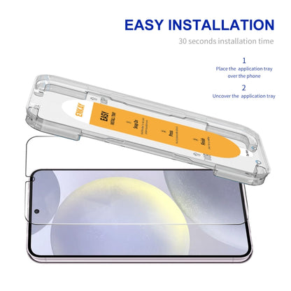 For Samsung Galaxy S24+ 5G ENKAY Easy Install 0.18mm High Alumina Silicon Full Glass Film, Support Ultrasonic Unlock - Galaxy S24+ 5G Tempered Glass by ENKAY | Online Shopping UK | buy2fix