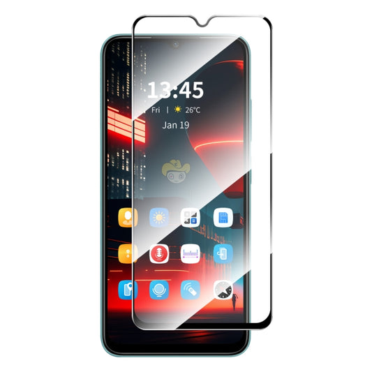 For Tecno Spark Go 2023 ENKAY Full Glue High Aluminum-silicon Tempered Glass Film - Tecno Tempered Glass by ENKAY | Online Shopping UK | buy2fix