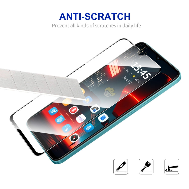 For Tecno Spark 10 / 10 5G 5pcs ENKAY Full Glue High Aluminum-silicon Tempered Glass Film - Tecno Tempered Glass by ENKAY | Online Shopping UK | buy2fix