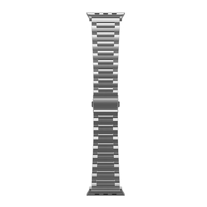 For Apple Watch SE 2022 44mm I-Shaped Titanium Watch Band(Grey) - Watch Bands by buy2fix | Online Shopping UK | buy2fix