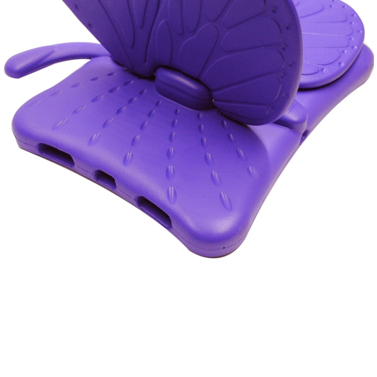 For iPad Air 11 2024 Butterfly Bracket Kids EVA Shockproof Tablet Case(Purple) - iPad Air 11 2024 Cases by buy2fix | Online Shopping UK | buy2fix