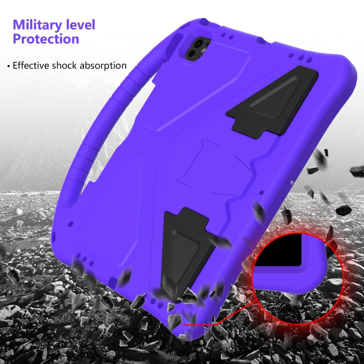 For iPad Air 13 2024 EVA Shockproof Tablet Case with Holder(Purple) - iPad Air 13 2024 Cases by buy2fix | Online Shopping UK | buy2fix